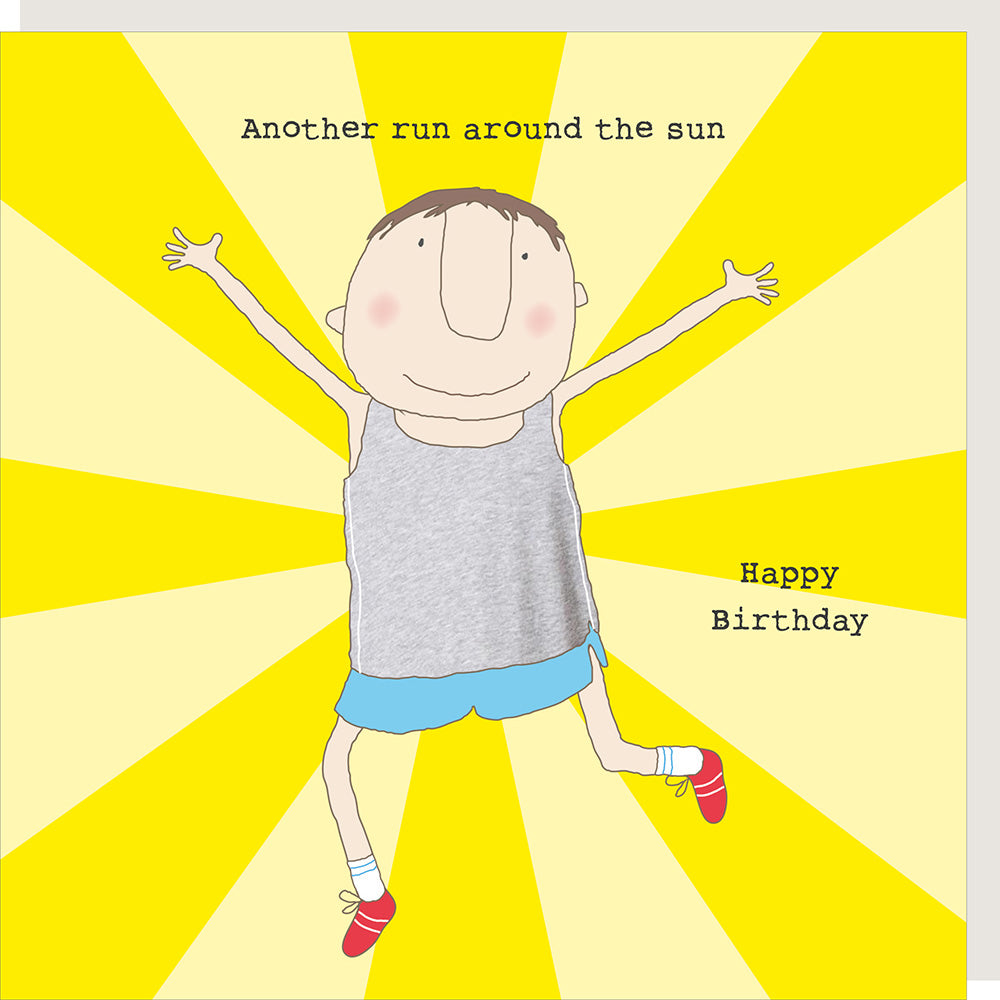 Rosie Made A Thing Around The Sun Birthday Card
