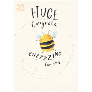 Woodmansterne For The National Trust ‘Sweet As Can Be’ Congrats Buzzing For You Card