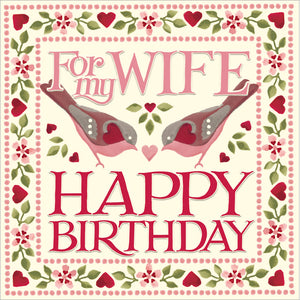Emma Bridgewater For My Wife Birthday Card