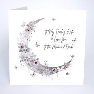 Five Dollar Shake Moonlight Darling Wife - To The Moon And Back Card