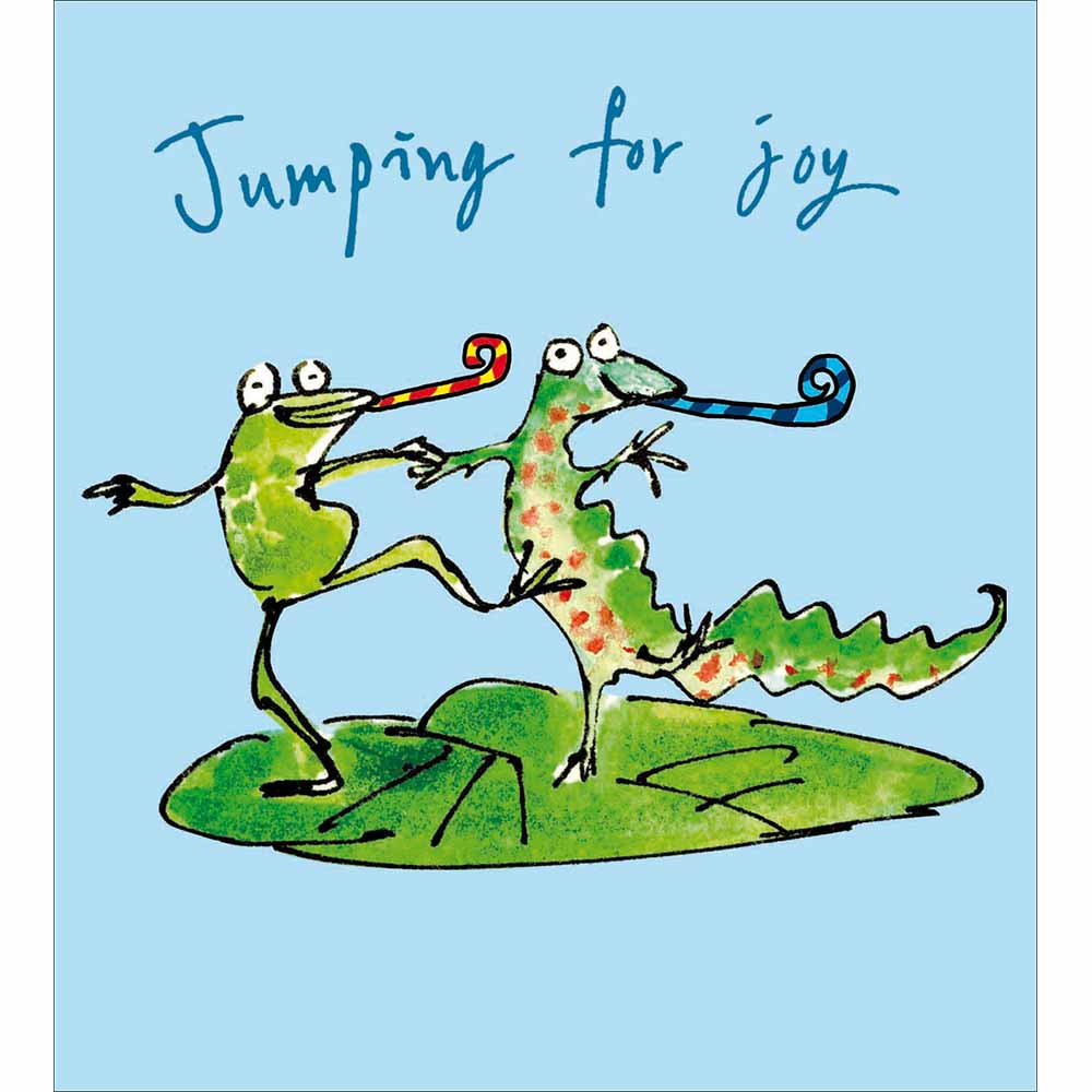 Woodmansterne Quentin Blake Jumping For Joy Card