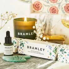 Load image into Gallery viewer, Bramley Glow Naturally Skincare Cracker, Raspberry Seed Illuminating Face Oil &amp; Jade Gua Sha

