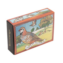 Load image into Gallery viewer, The Matchbox Maker Boxed Safety Matches / French Partridge Illustrated By Matthew Rice
