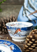 Load image into Gallery viewer, Emma Bridgewater Midnight Robin Small Old Bowl
