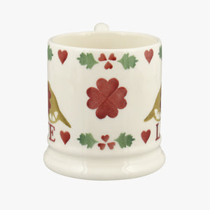 Emma Bridgewater Christmas Joy Set Of 2 1/2 Pint Mugs