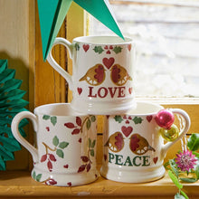 Load image into Gallery viewer, Emma Bridgewater Christmas Joy Love 1/2 Pint Mug
