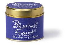 Load image into Gallery viewer, Lily Flame Bluebell Forest Scented Poured Tin Candle
