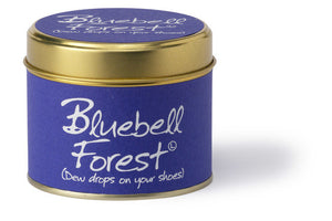 Lily Flame Bluebell Forest Scented Poured Tin Candle