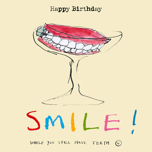 Poet & Painter Birthday Smile Card