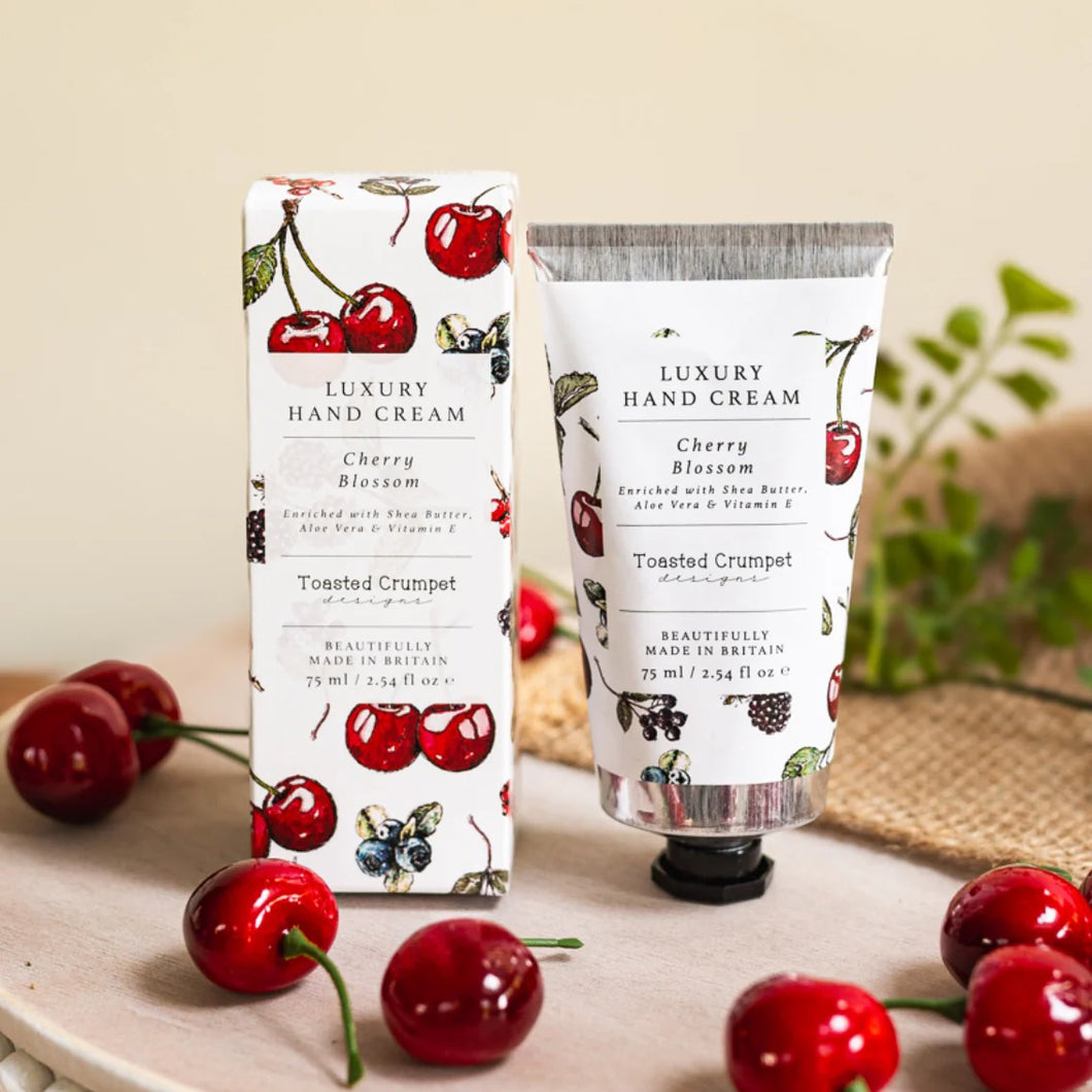 Toasted Crumpet Cherry Blossom Luxury Hand Cream