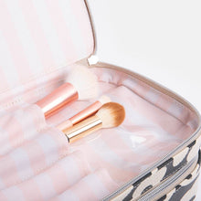 Load image into Gallery viewer, Caroline Gardner Mono Flower Make Up Case
