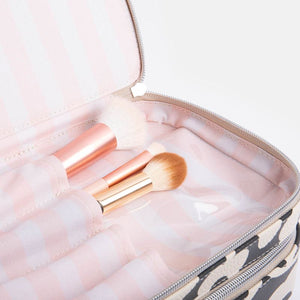 Caroline Gardner Mono Flower Make Up Case