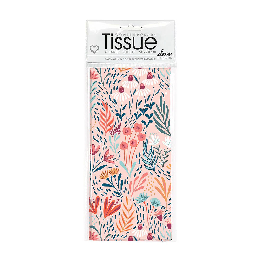 Deva Designs Tissue Pack / Boho Coral