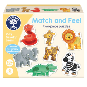 Orchard Toys Match & Feel Two Piece Puzzles
