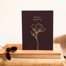 Load image into Gallery viewer, Toasted Crumpet Cosy Knit Deepest Sympathy Card
