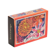 Load image into Gallery viewer, The Matchbox Maker Boxed Safety Matches / Dahlias Illustrated By Matthew Rice
