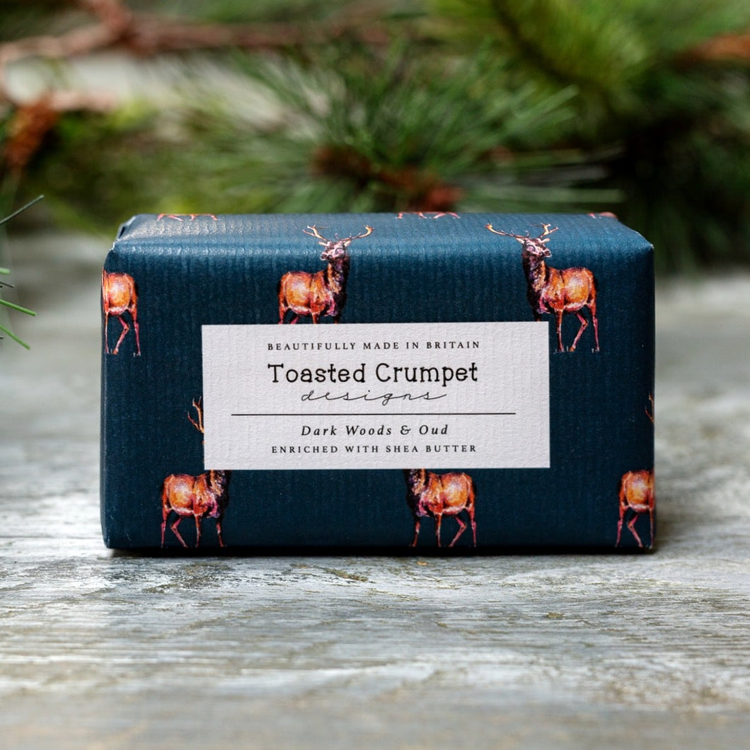 Toasted Crumpet Dark Woods & Oud Soap