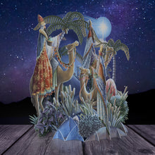 Load image into Gallery viewer, Paper D’Art Three Kings, 3D Pop Up Christmas Card
