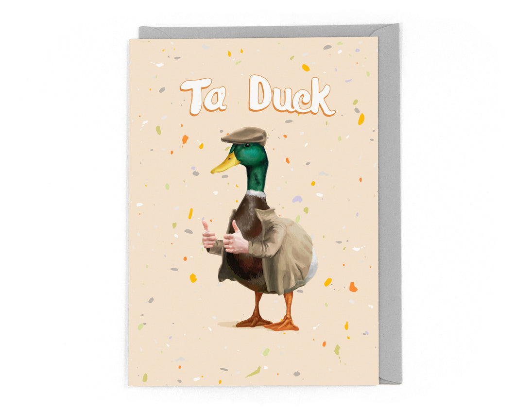 Fasanian Ta Duck Thank You Card