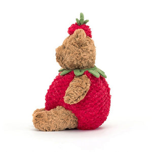 Jellycat Bartholomew Bear Strawberry Soft Toy