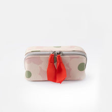 Load image into Gallery viewer, Caroline Gardner Pink Flower Mini Flat Lay Cosmetic Bag
