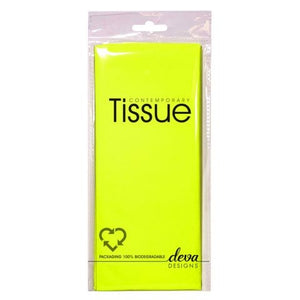 Deva Designs Tissue Pack / Neon Yellow