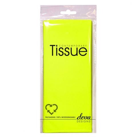 Deva Designs Tissue Pack / Neon Yellow