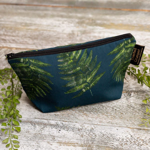 Toasted Crumpet Fern Noir Make Up Bag