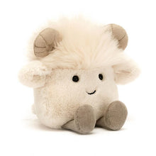 Load image into Gallery viewer, Jellycat Amuseabean Ram Soft Toy
