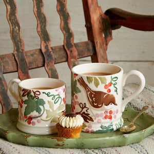 Emma Bridgewater White Bryony 1/2 Pint Mug