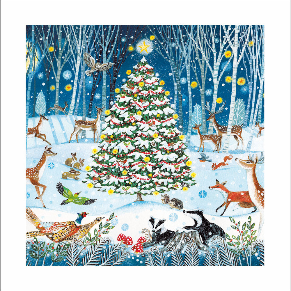 Lucy Grossmith Around The Tree Christmas Card