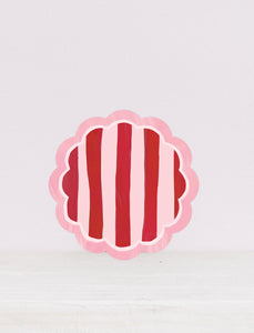 Katie Cardew Pink Scallop Coaster
