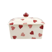 Load image into Gallery viewer, Emma Bridgewater Pink Hearts Small Butter Dish
