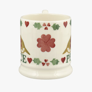 Emma Bridgewater Christmas Joy Set Of 2 1/2 Pint Mugs