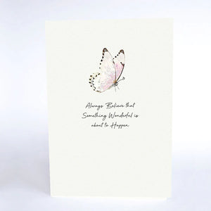 Counting Stars Fly Butterfly Always Believe Card