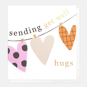 Caroline Gardner Sending Get Well Hugs Card