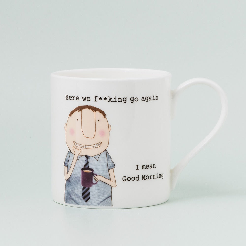 Rosie Made A Thing Here We Go Boy Mug