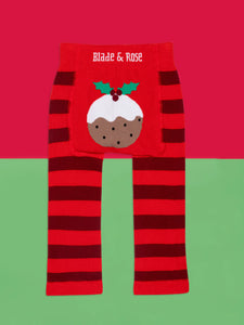 Blade & Rose Christmas Pudding Design Leggings / 0-2 Years