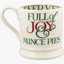 Load image into Gallery viewer, Emma Bridgewater Christmas Toast &amp; Marmalade Peace &amp; Love 1/2 Pint Mug
