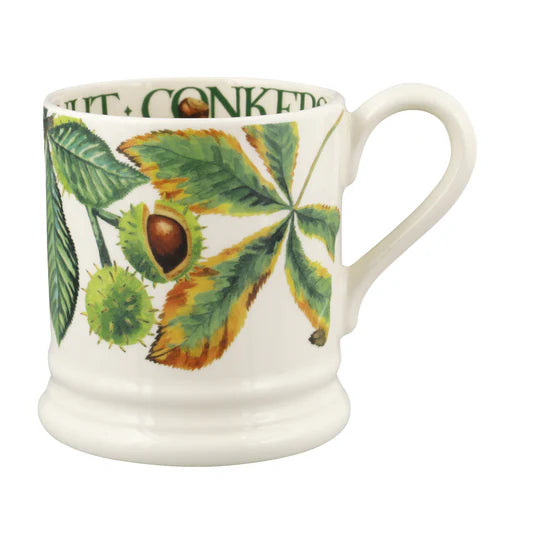 Emma Bridgewater Horse Chestnut & Conker 1/2 Pint Mug