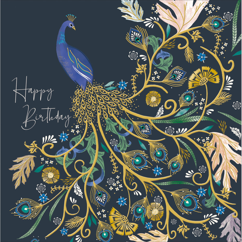 Woodmansterne for The National Trust 'Harmony' Proud Peacock Card