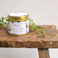 Load image into Gallery viewer, Toasted Crumpet Lavender &amp; Verbena Candle in a Matt Gold Tin
