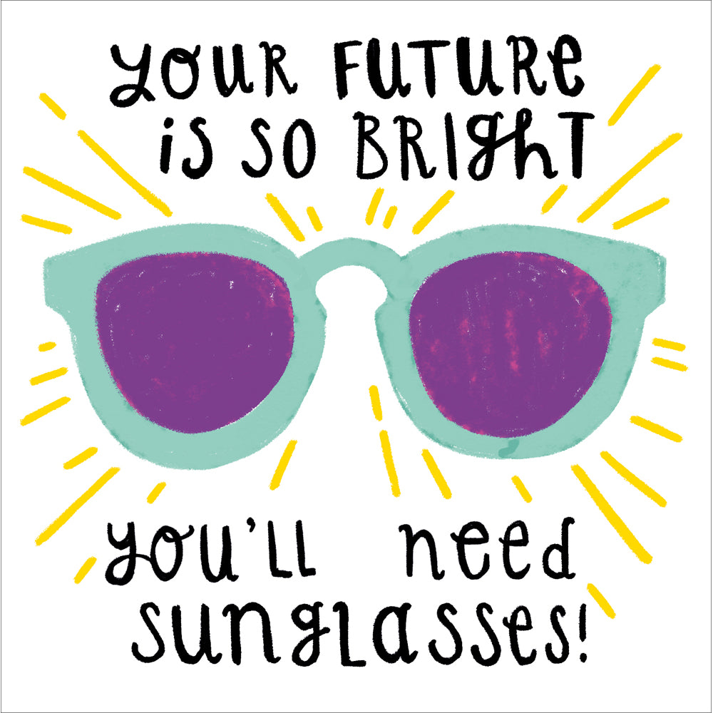 Woodmansterne Your future Is So Bright Exam Congratulations Card