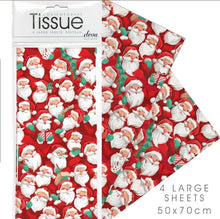 Load image into Gallery viewer, Deva Designs Tissue Paper / Santa Party
