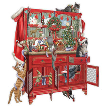 Load image into Gallery viewer, Paper D’Art Santa’s Dresser, 3D Pop Up Christmas Greetings Card
