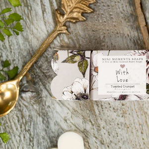Toasted Crumpet Mini Moments Boxed Trio of Heart Soaps – The Blanc Collection