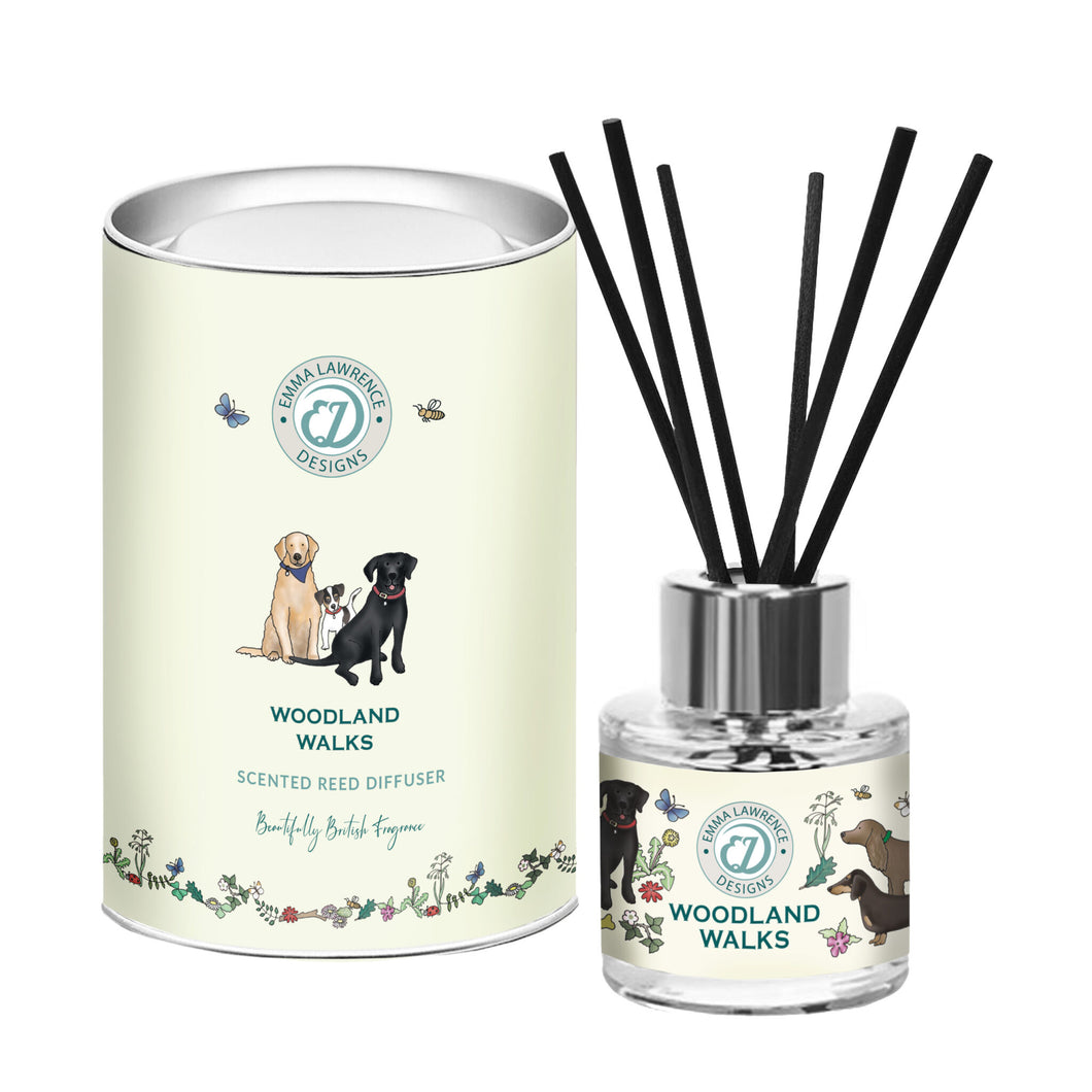 Emma Lawrence Field, Farm & Garden ‘Woodland Walks’ 50ml Scented Reed Diffuser