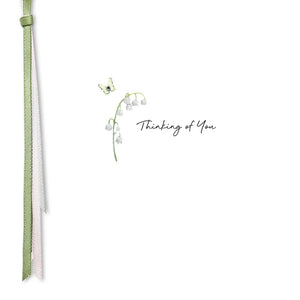 Five Dollar Shake Small Ribbons & Roses Thinking Of You Card