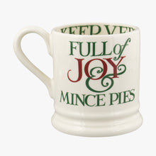 Load image into Gallery viewer, Emma Bridgewater Christmas Toast &amp; Marmalade Peace &amp; Love 1/2 Pint Mug
