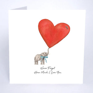 Five Dollar Shake Forget Me Not Never Forget How Much I Love You Valentine Card